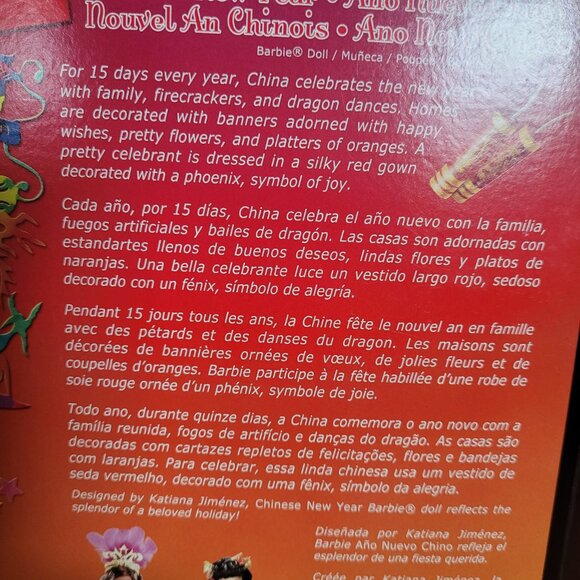 Keeping Festivals Chinese New Year's Barbie - Picture 13 of 16
